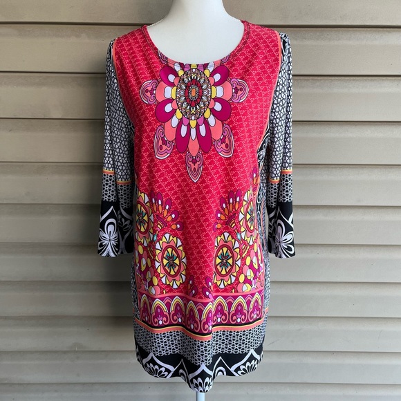 •Juniper Lane• Pop Art Inspired Tunic/Mini - Size Medium - Picture 1 of 7